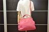 Authentic MIU MIU Vintage Leather 2Way Shoulder Hand Tote Bag Pink 0260G