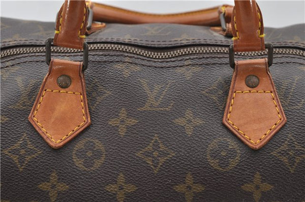 Authentic Louis Vuitton Monogram Speedy 40 Hand Bag M41522 LV 0262D