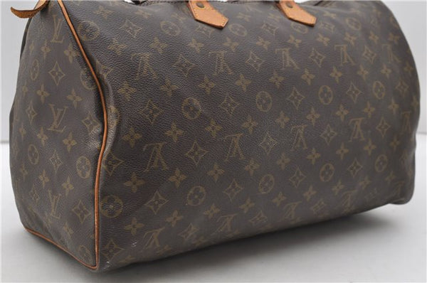 Authentic Louis Vuitton Monogram Speedy 40 Hand Bag M41522 LV 0262D