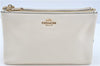 Auth COACH 2Way Shoulder Cross Body Clutch Bag Purse Leather F38273 White 0262E