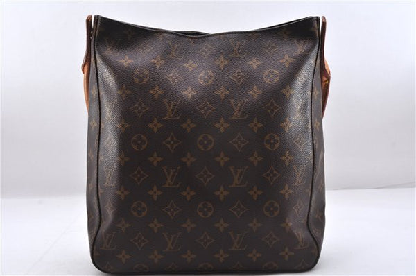 Authentic Louis Vuitton Monogram Looping GM Shoulder Bag M51145 LV 0262F
