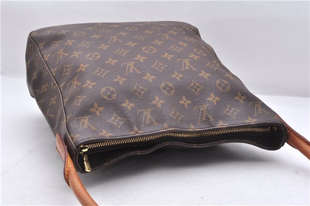 Authentic Louis Vuitton Monogram Looping GM Shoulder Bag M51145 LV 0262F