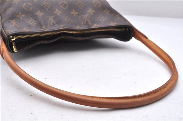 Authentic Louis Vuitton Monogram Looping GM Shoulder Bag M51145 LV 0262F