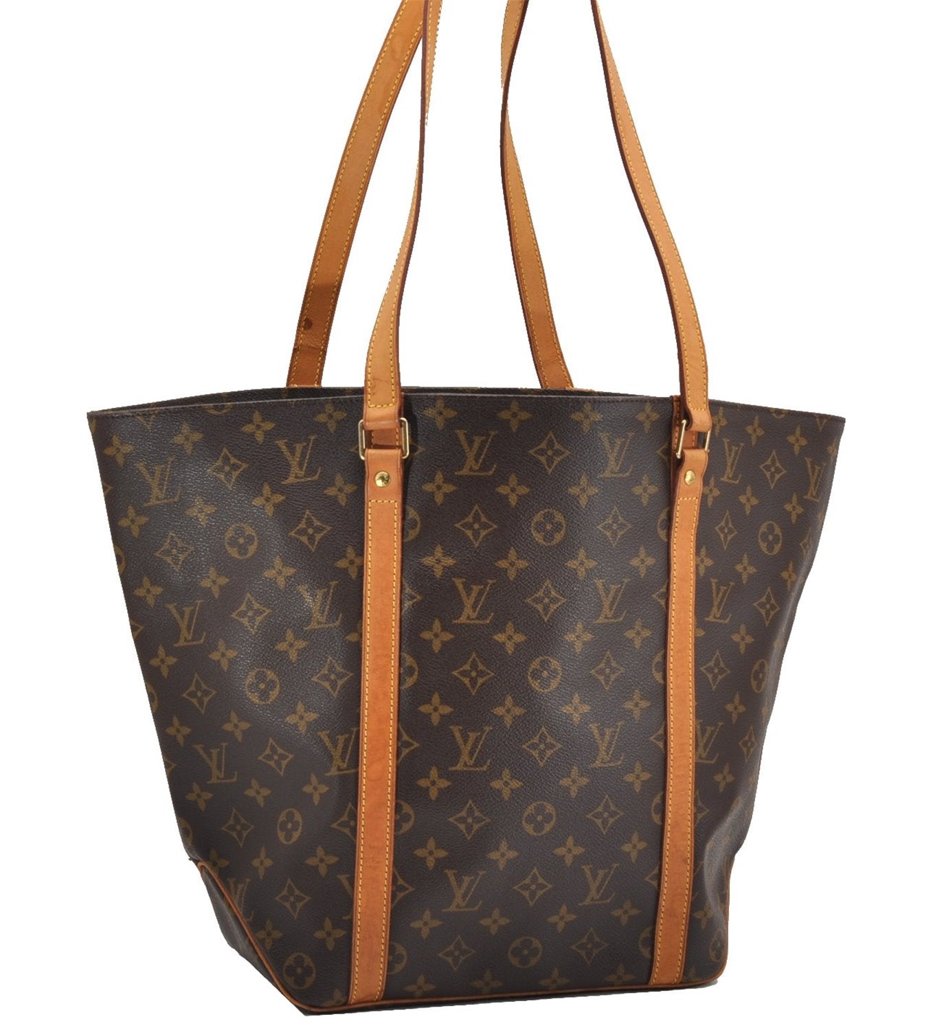 Authentic Louis Vuitton Monogram Sac Shopping PM Tote Bag M51108 LV 0262G