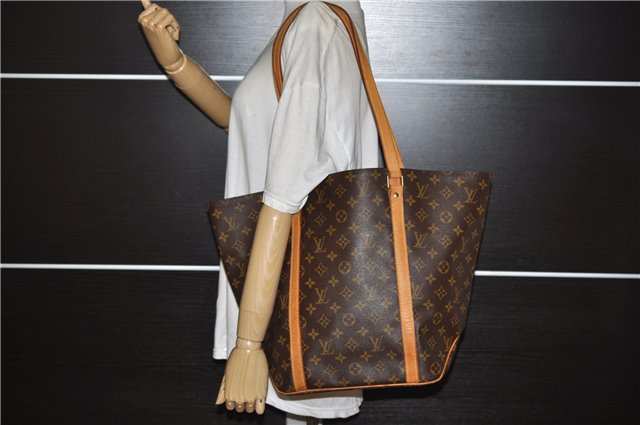 Authentic Louis Vuitton Monogram Sac Shopping PM Tote Bag M51108 LV 0262G