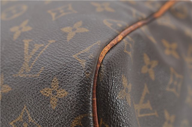 Auth Louis Vuitton Monogram Keepall Bandouliere 55 Boston Bag M41414 LV 0263D