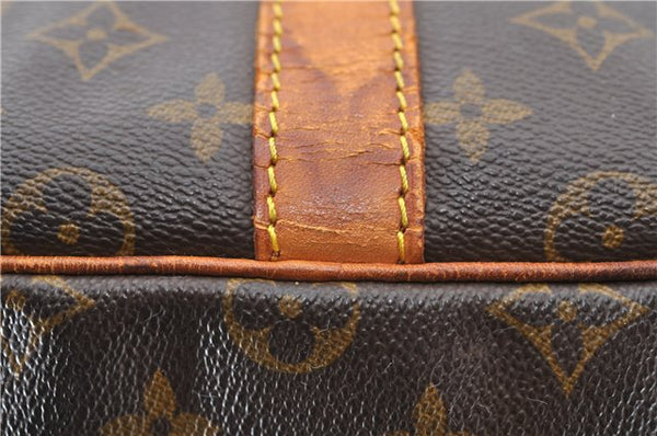 Auth Louis Vuitton Monogram Keepall Bandouliere 55 Boston Bag M41414 LV 0263D