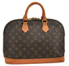 Authentic Louis Vuitton Monogram Alma Hand Bag Purse M51130 LV 0265F