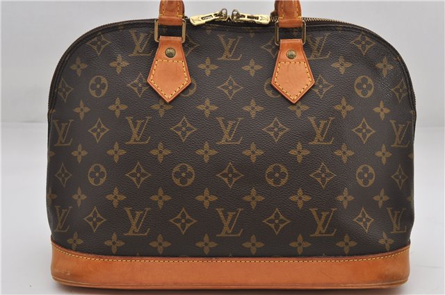 Authentic Louis Vuitton Monogram Alma Hand Bag Purse M51130 LV 0265F