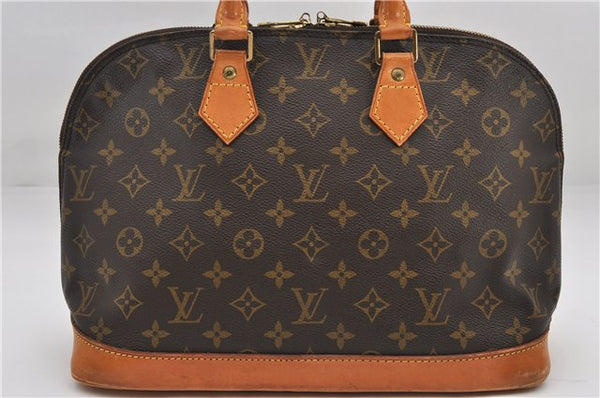 Authentic Louis Vuitton Monogram Alma Hand Bag Purse M51130 LV 0265F
