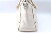 Authentic COACH Shoulder Tote Bag Purse Leather White 0266E