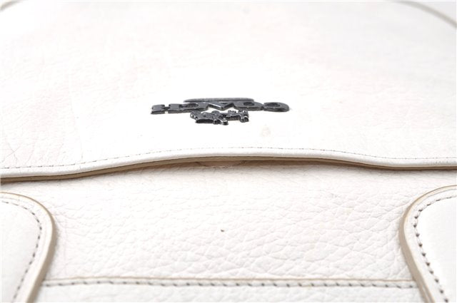 Authentic COACH Shoulder Tote Bag Purse Leather White 0266E