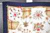 Authentic HERMES Carre 90 Scarf ""Herbier de Gavarnie"" Silk Navy 0266G