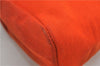 Auth HERMES Her Bag TPM 2 In 1 2Way Shoulder Bag Canvas Leather Orange 0270F