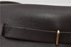 Auth HERMES Her Bag TPM 2 In 1 2Way Shoulder Bag Canvas Leather Orange 0270F