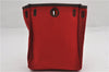 Auth HERMES Her Bag TPM 2 In 1 2Way Shoulder Bag Canvas Leather Orange 0270F