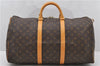 Authentic Louis Vuitton Monogram Keepall 50 Boston Bag M41426 LV 0271D