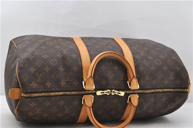 Authentic Louis Vuitton Monogram Keepall 50 Boston Bag M41426 LV 0271D