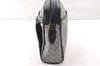 Authentic GUCCI Micro GG PVC Leather Shoulder Cross Body Bag Purse Navy 0271G