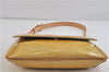 Auth Louis Vuitton Vernis Thompson Street Shoulder Bag Yellow M91008 LV 0272D