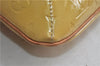 Auth Louis Vuitton Vernis Thompson Street Shoulder Bag Yellow M91008 LV 0272D