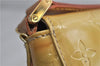 Auth Louis Vuitton Vernis Thompson Street Shoulder Bag Yellow M91008 LV 0272D