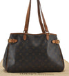 Authentic Louis Vuitton Monogram Batignolles Horizontal Tote Bag M51154 LV 0272F