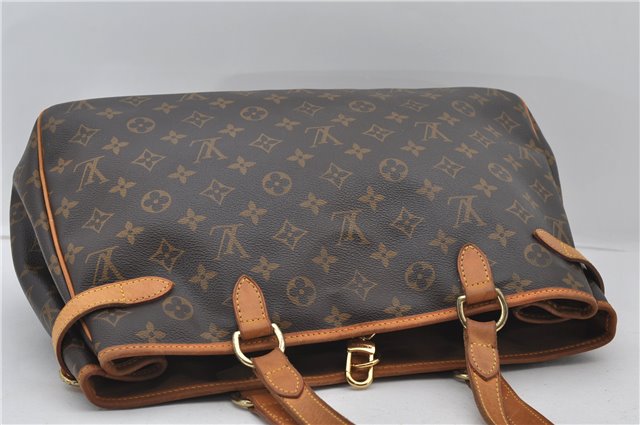 Authentic Louis Vuitton Monogram Batignolles Horizontal Tote Bag M51154 LV 0272F