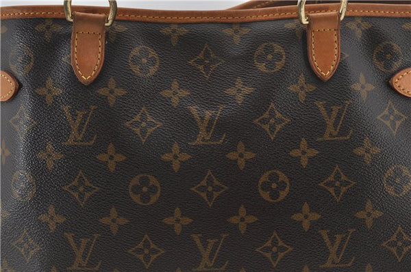 Authentic Louis Vuitton Monogram Batignolles Horizontal Tote Bag M51154 LV 0272F