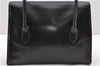 Authentic GUCCI Shooulder Hand Bag Purse Leather Black 0273D