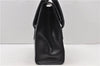 Authentic GUCCI Shooulder Hand Bag Purse Leather Black 0273D