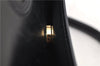 Authentic GUCCI Shooulder Hand Bag Purse Leather Black 0273D