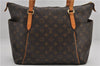 Authentic Louis Vuitton Monogram Totally MM Shoulder Tote Bag M41015 LV 0273F