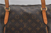 Authentic Louis Vuitton Monogram Totally MM Shoulder Tote Bag M41015 LV 0273F