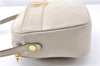 Authentic Salvatore Ferragamo Vara Shoulder Cross Body Bag Suede Beige SF 0273G