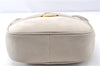 Authentic Salvatore Ferragamo Vara Shoulder Cross Body Bag Suede Beige SF 0273G