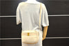 Authentic Salvatore Ferragamo Vara Shoulder Cross Body Bag Suede Beige SF 0273G