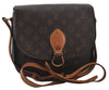 Authentic Louis Vuitton Monogram Saint Cloud GM M51242 Shoulder Cross Bag 0275F