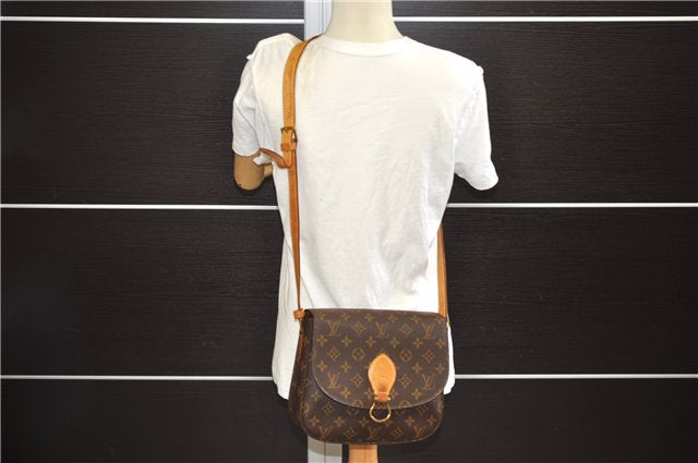 Authentic Louis Vuitton Monogram Saint Cloud GM M51242 Shoulder Cross Bag 0275F