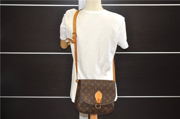 Authentic Louis Vuitton Monogram Saint Cloud GM M51242 Shoulder Cross Bag 0275F