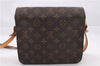 Authentic Louis Vuitton Monogram Cartouchiere MM M51253 Shoulder Cross Bag 0276F
