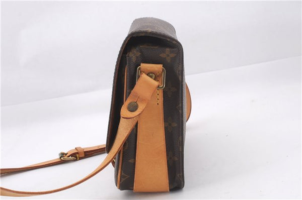 Authentic Louis Vuitton Monogram Cartouchiere MM M51253 Shoulder Cross Bag 0276F