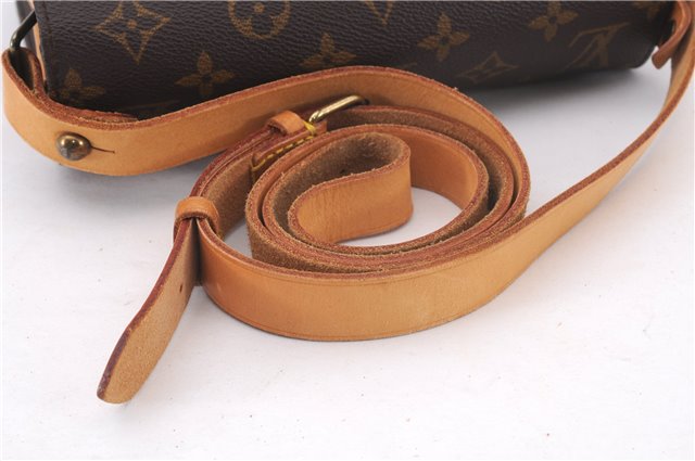 Authentic Louis Vuitton Monogram Cartouchiere MM M51253 Shoulder Cross Bag 0276F