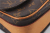Authentic Louis Vuitton Monogram Cartouchiere MM M51253 Shoulder Cross Bag 0276F