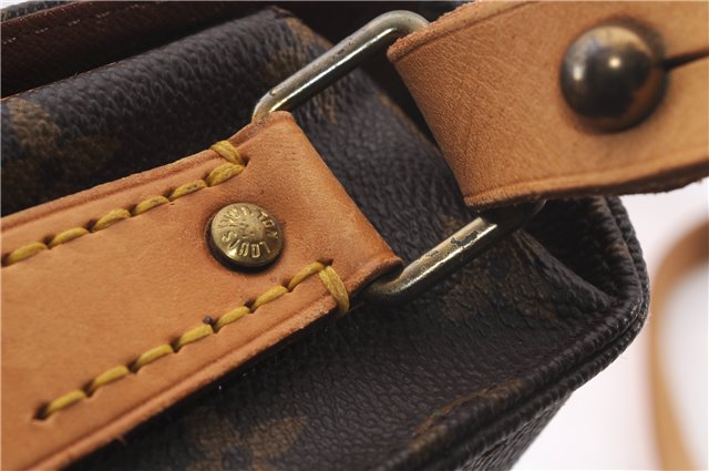 Authentic Louis Vuitton Monogram Cartouchiere MM M51253 Shoulder Cross Bag 0276F