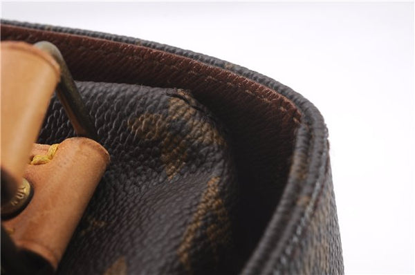 Authentic Louis Vuitton Monogram Cartouchiere MM M51253 Shoulder Cross Bag 0276F