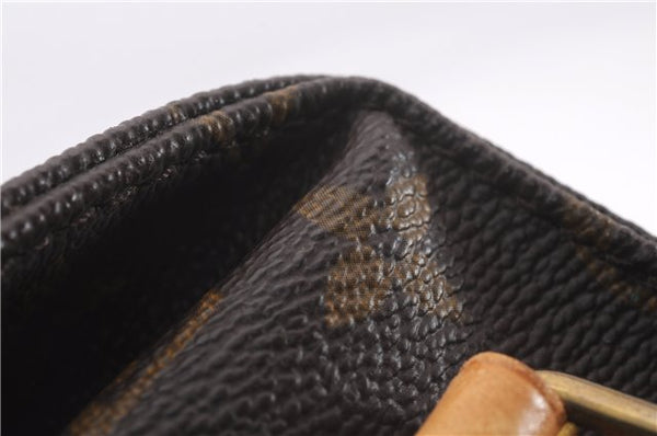 Authentic Louis Vuitton Monogram Cartouchiere MM M51253 Shoulder Cross Bag 0276F