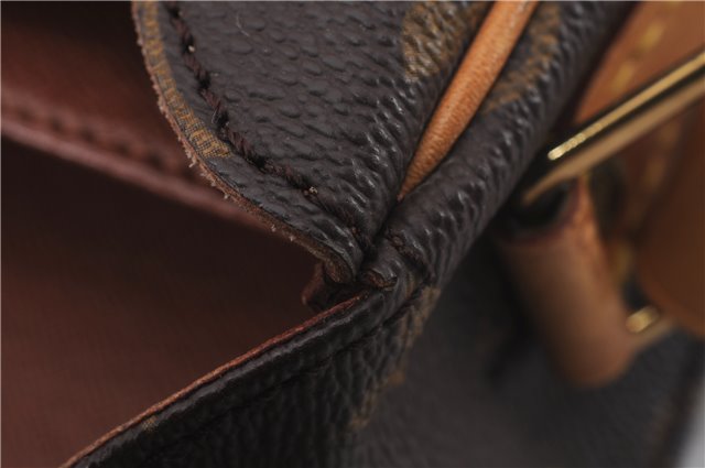 Authentic Louis Vuitton Monogram Cartouchiere MM M51253 Shoulder Cross Bag 0276F