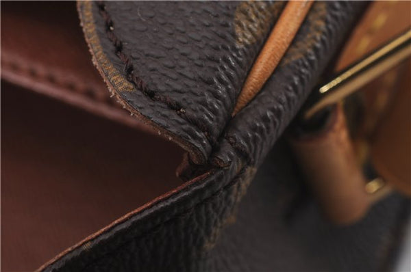 Authentic Louis Vuitton Monogram Cartouchiere MM M51253 Shoulder Cross Bag 0276F