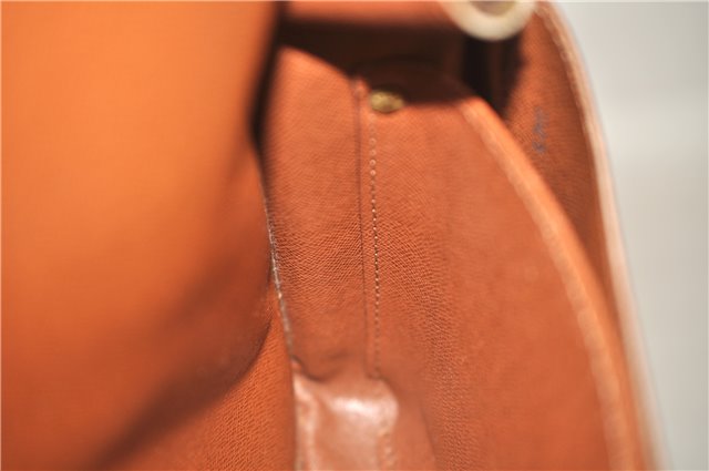 Authentic Louis Vuitton Monogram Cartouchiere MM M51253 Shoulder Cross Bag 0276F